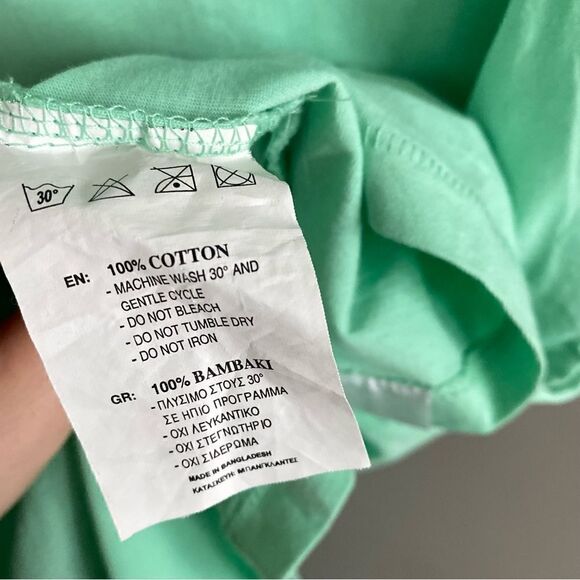 Freeline Limited Edition Unisex Seafoam Green Basic T Shirt Size Medium - Picture 3 of 6